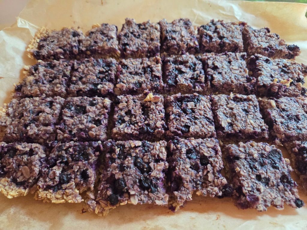Healthy & Easy Blueberry Oatmeal Snack&nbsp;Bars